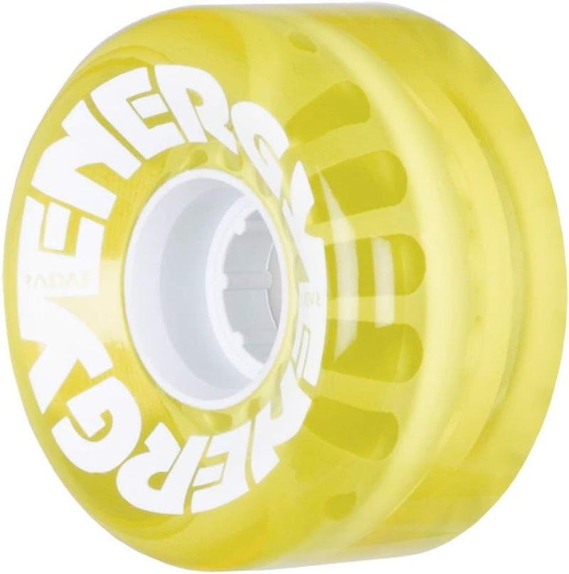 Radar Wheels - Energy 62 - Roller Skate Wheels - 4 Pack of 78A 32mm x 62mm Quad Skate Wheels